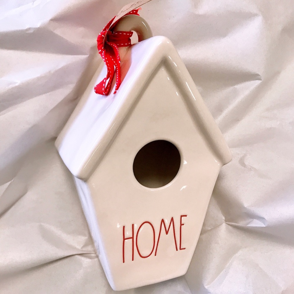 Rae Dunn Home Christmas birdhouse